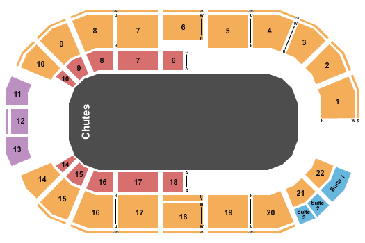 OG&E Coliseum PBR Seating Chart